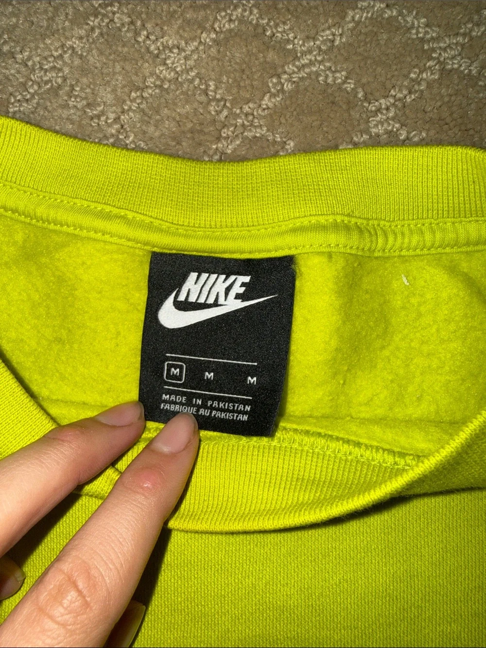 Nike Neon Green Crewneck Sweatshirt